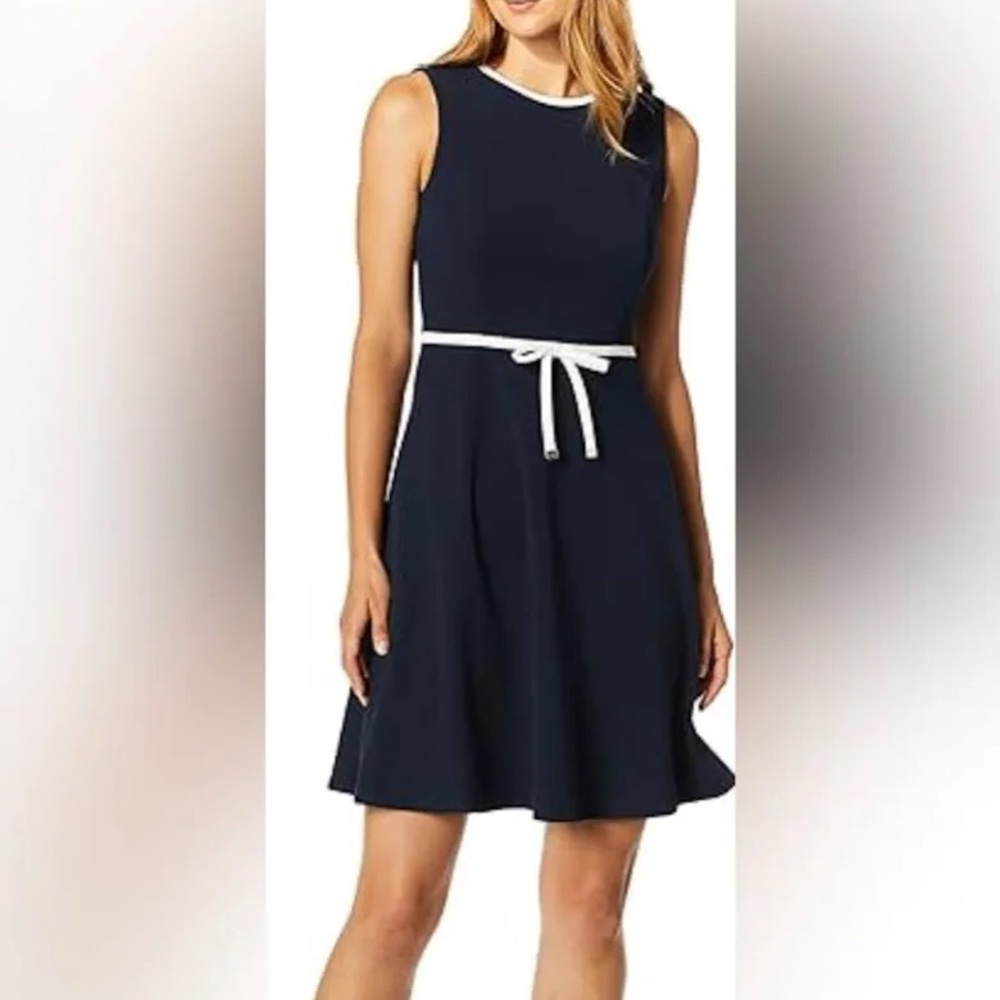 Tommy Hilfiger Navy Blue Sleeveless Dress